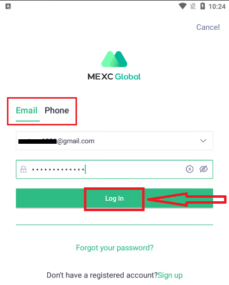 How to Login to MEXC